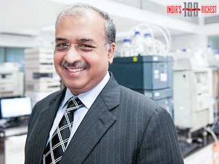 Dilip Shanghvi, founder of Sun Pharmaceutical Industries, jumped three spots to No 5 with $32.4 billion
Image: Vikas Khot