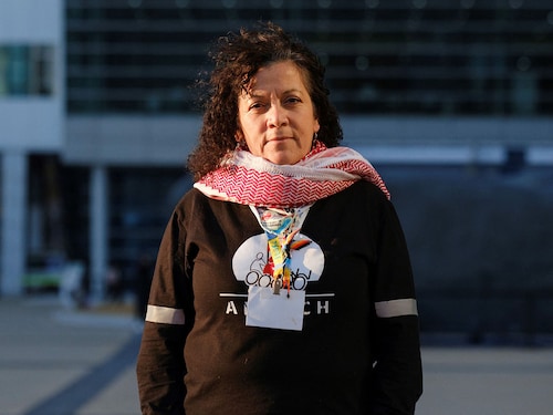 Waste picker Maria Soledad Mella Vidal, 54, from Chile, poses during an interview with AFP
Image: Roland de Courson / AFP© Waste picker Maria Soledad Mella Vidal, 54, from Chile, poses during an interview with AFP
Image: Roland de Courson / AFP©