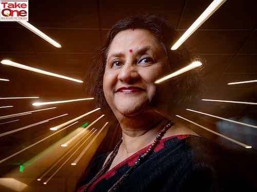 Arundhati Bhattacharya, Chairperson and CEO of Salesforce India Image: Selvaprakash Lakshmanan for Forbes India