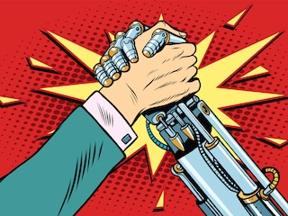 The adoption of AI-supported negotiation systems by corporations can result in competitive advantage, short-term gains and an early learning curve.
Image: Shutterstock