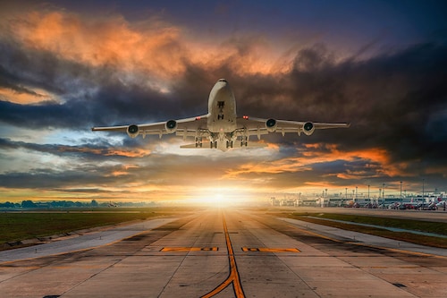 Air travel took rose to 94 percent of 2019 levels in 2023, according to IATA.
Image: Shutterstock Air travel took rose to 94 percent of 2019 levels in 2023, according to IATA.
Image: Shutterstock