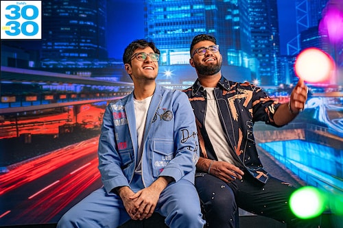 Photo: Mexy Xavier Directed By: Kapil Kashyap
Kaivalya And Aadit - Outfit: Shahin Mannan Kaivalya - Jewellery: Inox
Styled By: Zainab Shakir Assistant Stylists: Mannat Bhalla, Samridh Gupta