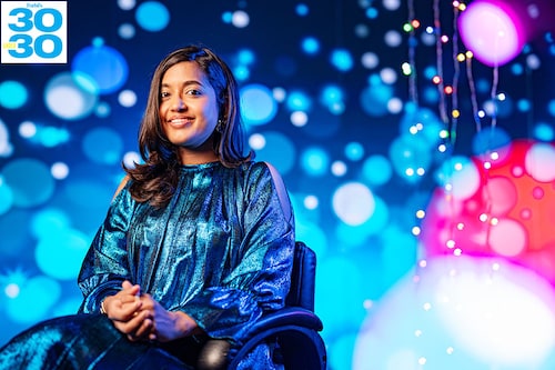 Seethalakshmy Narayanan, Vice president, Premji Invest
Photo: Mexy Xavier Directed By: Kapil Kashyap
Outfit: Pooja Shroff Jewellery: Bling Thing
Styled By: Zainab Shakir Assistant Stylists: Mannat Bhalla, Samridh Gupta