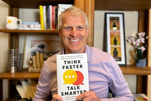 Matt Abrahams is an author and a lecturer in organisational behaviour at the Stanford Graduate School of Business.