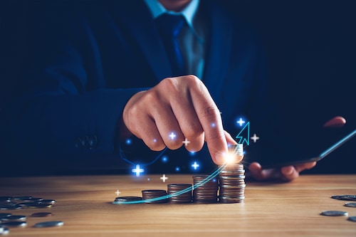 The assets under management of the mutual fund industry rose to Rs 50.77 lakh crore in December from Rs 49.05 lakh crore in November 2023.
Image: Shutterstock The assets under management of the mutual fund industry rose to Rs 50.77 lakh crore in December from Rs 49.05 lakh crore in November 2023.
Image: Shutterstock
