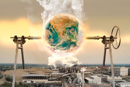The EU has stated that, on an average, the Earth experienced a temperature increase of 1.48Â°C in 2023 compared to the pre-industrial period. Image: Shutterstock