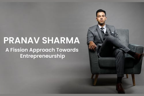 Sitting on a self-made throne of opportunities, Pranav Sharma Sitting on a self-made throne of opportunities, Pranav Sharma