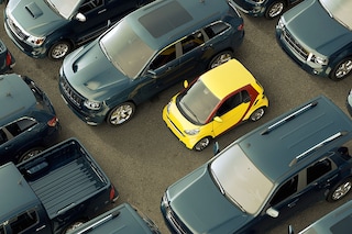 Over time, cars have become wider and heavier. Over time, cars have become wider and heavier. Image: Shutterstock