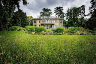 This photograph shows the 19th-century manor hosting the Fondation de l’Hermitage museum in Lausanne on July 3, 2024.
Image: Valentin Flauraud / AFPÂ©
