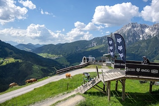 Leogang-Saalbach is one of many Alpine resorts betting on warm weather activities, as rising temperatures and dwindling snow have pushed Austria to invest in alternatives to winter sports.
Image: Kerstin Joensson / AFP©