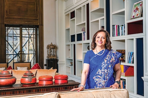 Swati Piramal at Karuna Sindhu, the Piramal house in Mumbai. Image: Neha Mithbawkar for Forbes India Swati Piramal at Karuna Sindhu, the Piramal house in Mumbai. Image: Neha Mithbawkar for Forbes India