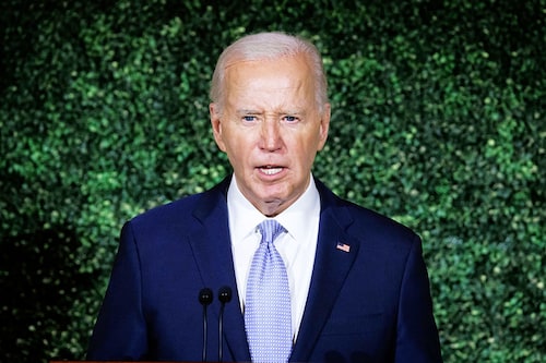 US President Joe Biden’s announcement regarding his withdrawal from the 2024 presidential elections stunned the entire crypto market
Image: Ting Shen/Bloomberg via Getty Images US President Joe Biden’s announcement regarding his withdrawal from the 2024 presidential elections stunned the entire crypto market
Image: Ting Shen/Bloomberg via Getty Images