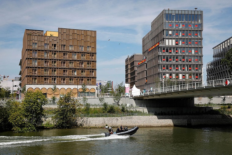 The athletes" village for the Paris Olympics, contains a host of innovations intended to make it a model of low-carbon construction. Photography Geoffroy Van Der Hasselt / AFPÂ©