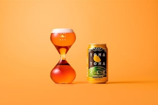 The brewer of Japan"s Yona Yona Ale has designed a beer glass that forces you to drink slowly. Image: Courtesy of Yona Yona Ale brewerÂ©
