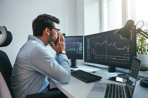 Brokers have to be prepared for days where there is a rush of users in the system. This is typically seen on days like Budget day or when election results, including state election results, are announced.
Image: Shutterstock Brokers have to be prepared for days where there is a rush of users in the system. This is typically seen on days like Budget day or when election results, including state election results, are announced.
Image: Shutterstock