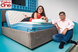 (L-R) Priyanka Salot and Harshil Salot, co-founders, The Sleep Company
