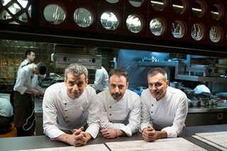 Disfrutar is run by three chefs who trained at the renowned El Bulli in Roses, Spain, which has topped the 50 Best list five times, including the first-ever in 2002.
Image: Josep Lago / AFPÂ©