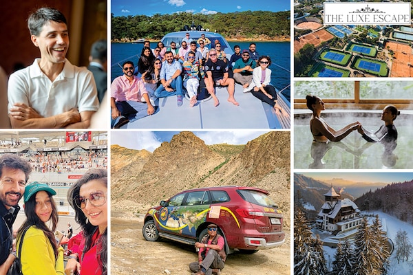 (Clockwise From left) Peruvian chef Virgilio Martinez’s restaurant Central has been voted the world’s best Monish Shah, founder and CEO of DreamSetGo, organises exclusive yacht experiences A view of the courts at Grand Hyatt Watsu aquatic therapy at the Six Senses Vana Clinic Les Alpes in Switzerland is another popular destination for therapies Mahendra Patel has driven in 45 countries, including Uganda and Jordan in trusty luxury SUVs TV host and actor Mini Mathur and filmmaker Kabir Khan with daughter Sairah at the paddock at Abu Dhabi Grand Prix
Image: Virgilio Martinez: Culinary Culture