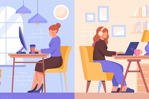 "Hybrid work is a win-win-win for employee productivity, performance, and retention," says Nicholas Bloom, researcher from Stanford University. Image for Hybrid: Shutterstock