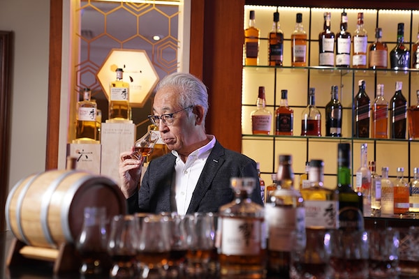 Shinji Fukuyo, Japanese executive officer and chief blender of Suntory Spirits.
Image: Mexy Xavier