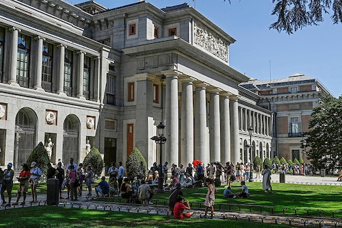 The Prado will be one of three museums in Madrid to offer free flamenco shows every day during July and August.
Image: Oscar Del Pozo / AFPÂ©
