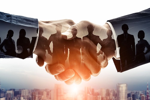 One major challenge with any merger is how to successfully integrate different individuals and teams who may never have met, let alone worked together before.
Image: Shutterstock One major challenge with any merger is how to successfully integrate different individuals and teams who may never have met, let alone worked together before.
Image: Shutterstock