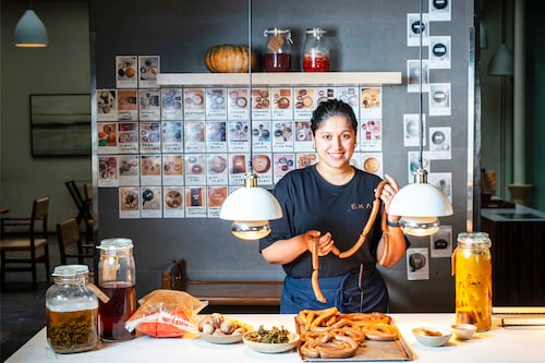Chef Niyati Rao at Ekaa  restaurant in Mumbai 
Image: Bajirao Pawar for Forbes India Chef Niyati Rao at Ekaa  restaurant in Mumbai 
Image: Bajirao Pawar for Forbes India
