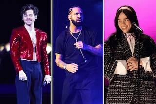 (From left)Harry Styles, Drake and Billie Eilish. Hip-hop could be the musical genre most conducive to attentive driving, according to a British study.
Image: Getty Images