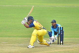 Shahrukh Khan has earned the reputation of a ‘big hitter’, but he is yet to completely dominate an IPL season.
Image: Vishal Bhatnagar/NurPhoto via Getty Images