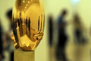 A rare retrospective of artist Constantin Brancusi is at the Pompidou Centre until July 1. 
Image: Rafa Rivas / AFPÂ©
