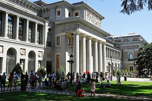 The Prado said it would display a work by Caravaggio from May 28 until October.Image credit: Photography OSCAR DEL POZO / AFPÂ©