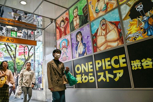 Mangas such as "One Piece" and "Dragon Ball" are a huge success story for Japan, with the market projected to be worth $42.2 billion by 2030, according to the startup, Orange Inc. Image credit: Richard A. Brooks / AFPÂ©