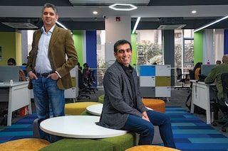 Sashank Rishyasringa (left) and Gaurav Hinduja, co-founders & MDs, Axio