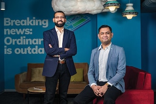 Shashank Kumar and Harshil Mathur (right), co-founders, Razorpay