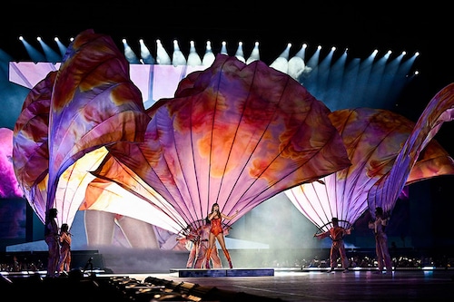 A study entitled "Swiftonomics" said almost 1.2 million fans would each shell out about Â£848 on tickets, travel, accommodation and merchandise to see the singer and songwriter perform in the UK over 15 summer date. Image credit: Photography JULIEN DE ROSA / AFPÂ©