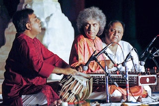 Pandit Shivkumar Sharma, a legendary musician, introduced the Santoor to Indian classical music. Image:Â Prakash Singh/ AFP