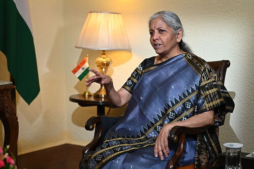 FM Sitharaman highlighted the ongoing discussions within the finance ministry and among various regulators since 2020 Image: Hardik Chhabra/ The India Today Group via Getty Images