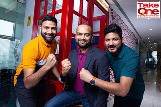 Grip Invest Technologies Pvt Ltd - (from left)  Aashish Jindal, Co-founder &amp CPO Nikhil Aggarwal, Founder &amp CEO Vivek Gulati, Co-founder &amp COO. Grip is an investment platform that allows retail investors to diversify their portfolio with fixed income investment opportunities.
Photo: Madhu Kapparath