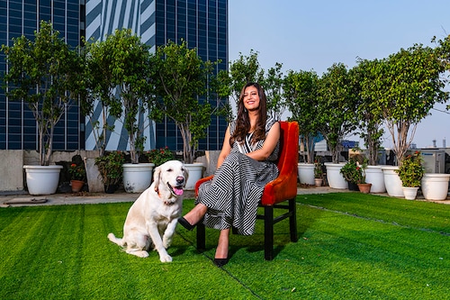 Rashi Narang, Founder of Heads Up For Tails at HUFT"s Gurugram office. Photo: Amit Verma Rashi Narang, Founder of Heads Up For Tails at HUFT"s Gurugram office. Photo: Amit Verma