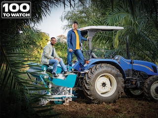 Puran Singh Rajput (left), co-founder and COO, with Ankit Jain, co-founder of EF Polymer Private Limited
Image: Mexy xavier