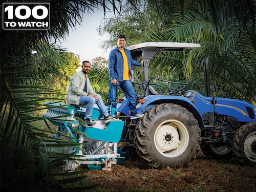 Puran Singh Rajput (left), co-founder and COO, with Ankit Jain, co-founder of EF Polymer Private Limited
Image: Mexy xavier