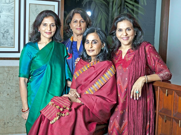From Left: Preetha Reddy, Shobana Kamineni, Suneeta Reddy, Sangita Reddy of Apollo Hospital
Photo by Balaji Gangadharan for Forbes India