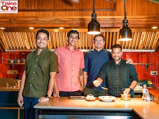 Sameer Seth, Founder &amp CEO, Girish Nayak, Chief Mithaiwala, Bombay Sweet Shop, Yash Bhanage, Founder &amp COO, Hussain Shahzad, Executive Chef of Hunger Inc. Hospitality.
Image: Neha Mithbawkar for Forbes India