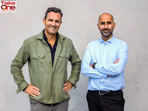 Alan Mamedi (left) and Nami Zarringhalam (right), the cofounders at Truecaller.
Image: Nishant Ratnakar for Forbes India Alan Mamedi (left) and Nami Zarringhalam (right), the cofounders at Truecaller.
Image: Nishant Ratnakar for Forbes India