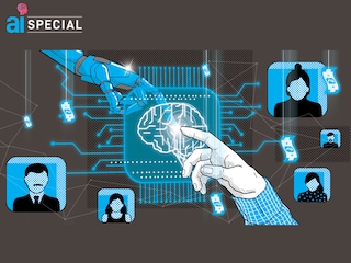 Human resource departments will need to adjust to including AI in their workforce, as humans work with AI as a co-pilot.
Illustration: Chaitanya Dinesh Surpur