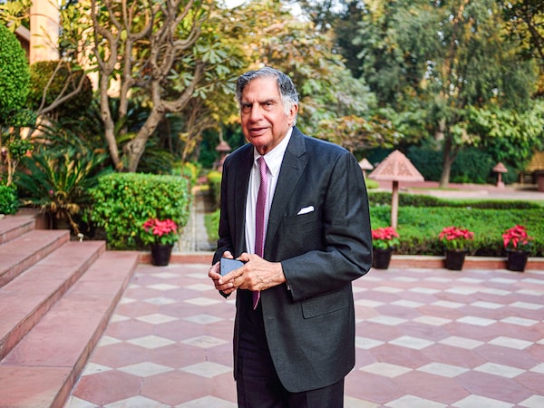 Ratan Tata, chairman of Tata Trust at an event hosted at Taj Mansingh, New Delhi, on January 11, 2016. File image: Pradeep Gaur/Mint via Getty Images