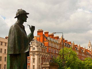 Conan Doyle"s Sherlock Holmes has been adapted for the big and small screen hundreds of times, with Guinness World Records hailing him the most portrayed literary human character in film and television history. 
Image: Atlantide Phototravel/Getty Images