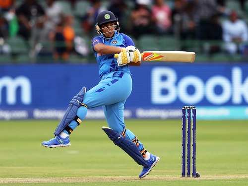 Richa Ghosh, Indian wicketkeeper-batter shares how she handles the pressure role of being a finisher. Image: Matthew Lewis-ICC/ICC via Getty Images Richa Ghosh, Indian wicketkeeper-batter shares how she handles the pressure role of being a finisher. Image: Matthew Lewis-ICC/ICC via Getty Images