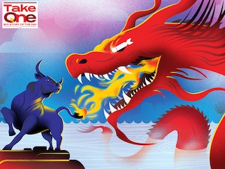 The intensified geopolitical tensions in the Middle East and China’s monetary stimulus to boost its economy led to a massive correction of Indian markets in the first week of October
Illustration: Chaitanya Dinesh Surpur