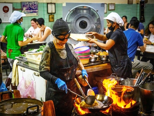 The Queen of Street Food, Michelin star chef Jay Fai at her restaurant in downtown Bangkok
Image: Mladen Antonov / AFP© The Queen of Street Food, Michelin star chef Jay Fai at her restaurant in downtown Bangkok
Image: Mladen Antonov / AFP©